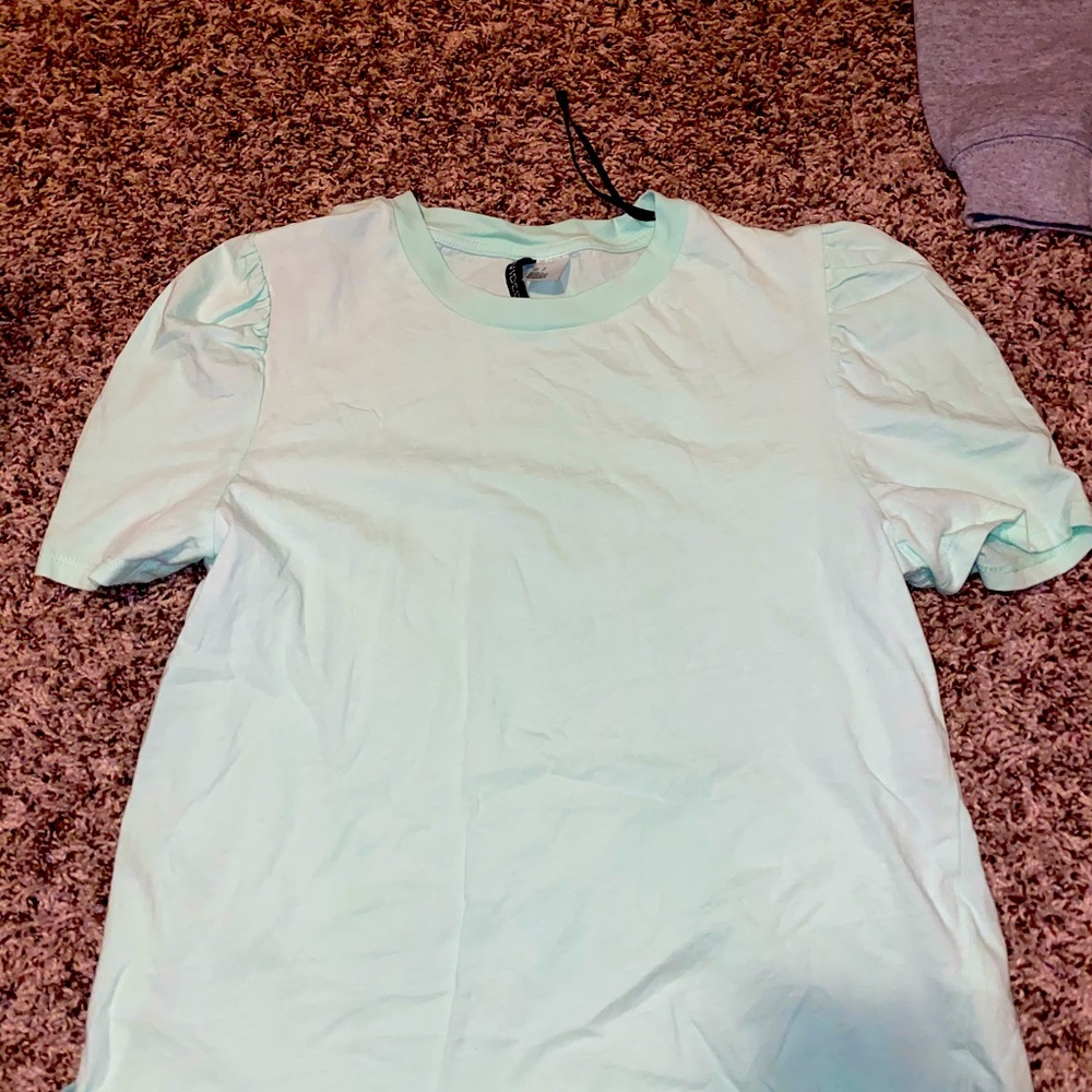 H&M vintage mint green T W